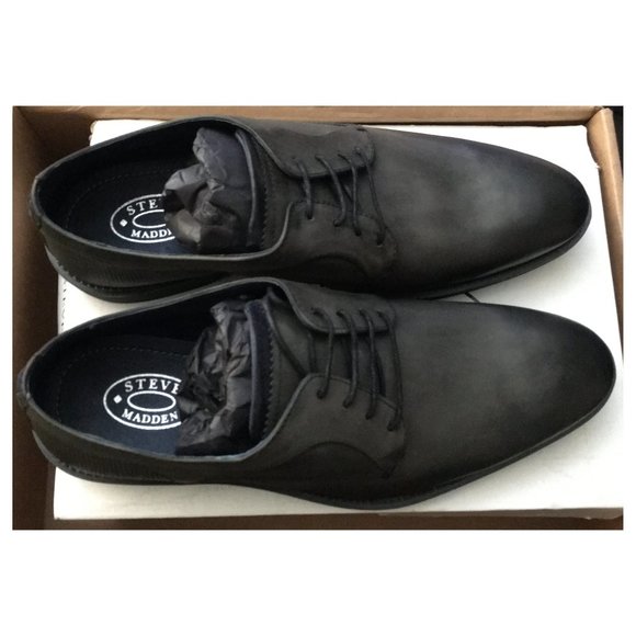 (NEW) STEVE MADDEN MENS SHOES MAGIC LEATHER OXFORD - Picture 1 of 3